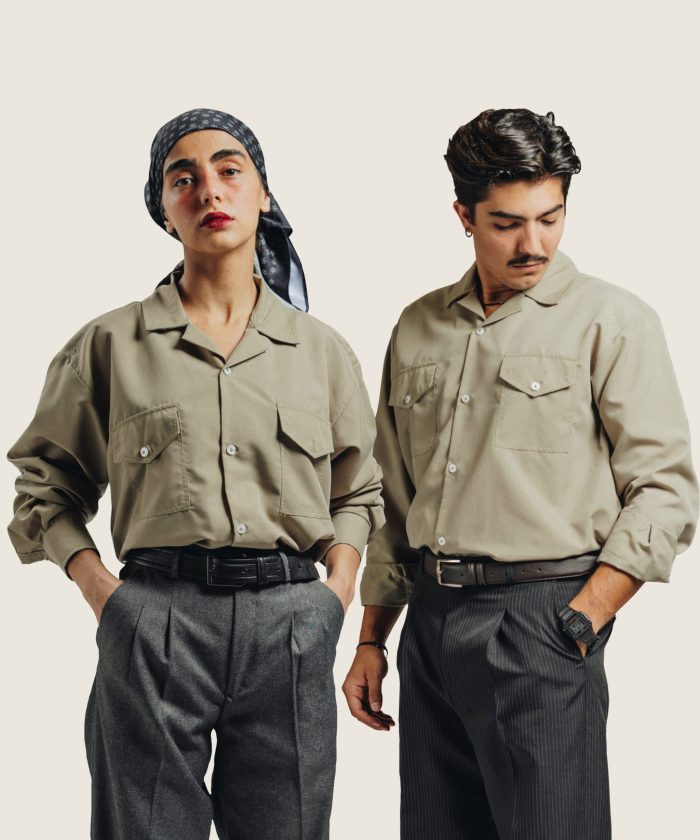 پیراهن روزمره سبز سدری